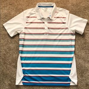 Oakley Golf Striped Shirt